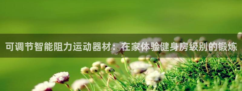 意昂体育3官方客服电话：可调节智能阻力运动器材：在家