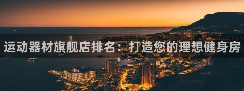 意昂3开户：运动器材旗舰店排名：打造您的理想健身房
