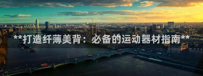 意昂3五金厂：**打造纤薄美背：必备的运动器材指南*