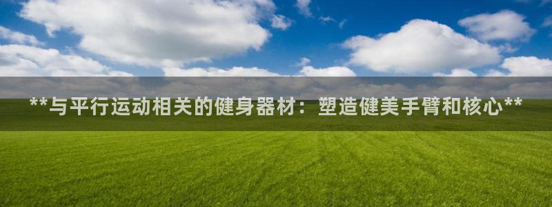 意昂体育3平台注册流程图：**与平行运动相关的健身器