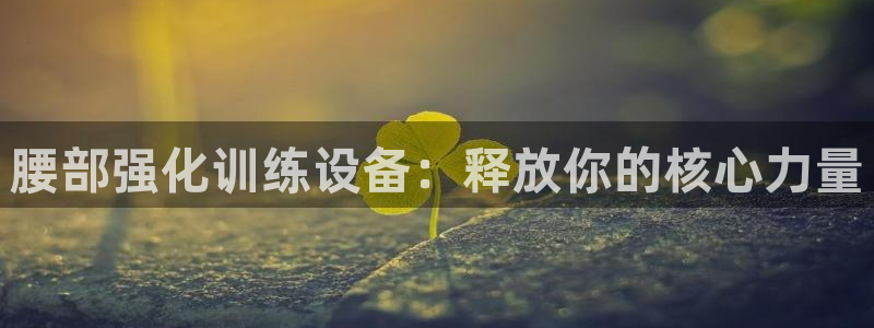 意昂3科技：腰部强化训练设备：释放你的核心力量