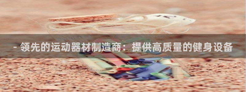 意昂3代理：- 领先的运动器材制造商：提供高质量的健