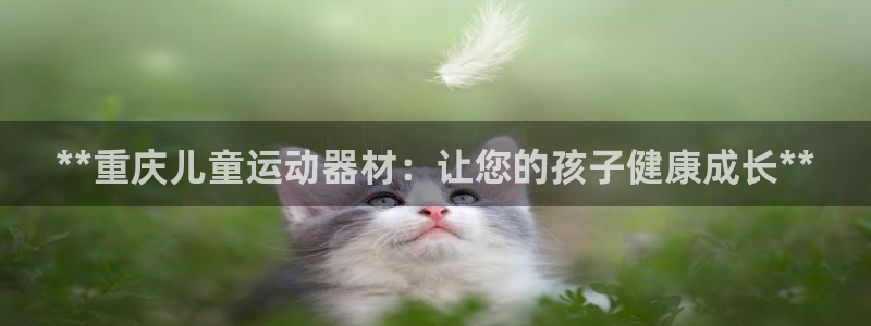 意昂3集团：**重庆儿童运动器材：让您的孩子健康成长